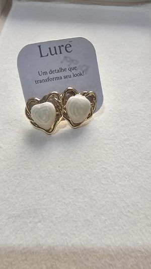 Brinco Coração Dourado