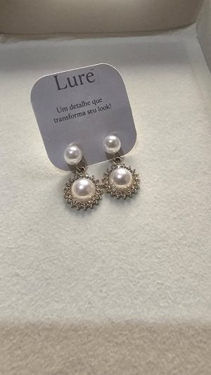 Brinco Dourado é pérola